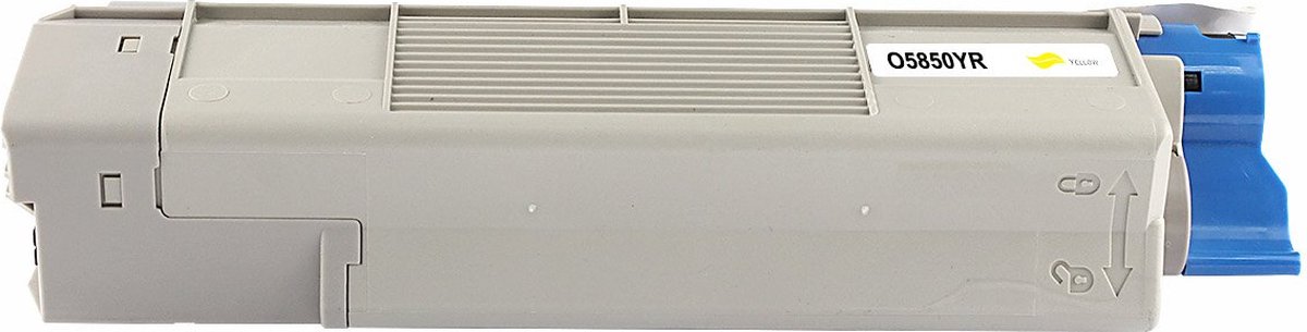 Oki 43865721 Toner Cartridge Geel 6000 Pagina's - Huismerk Compatible - Okidata C5850 C5950 MC560 - 43865721 compatible 43865721 alternatief Oki inktcartridge