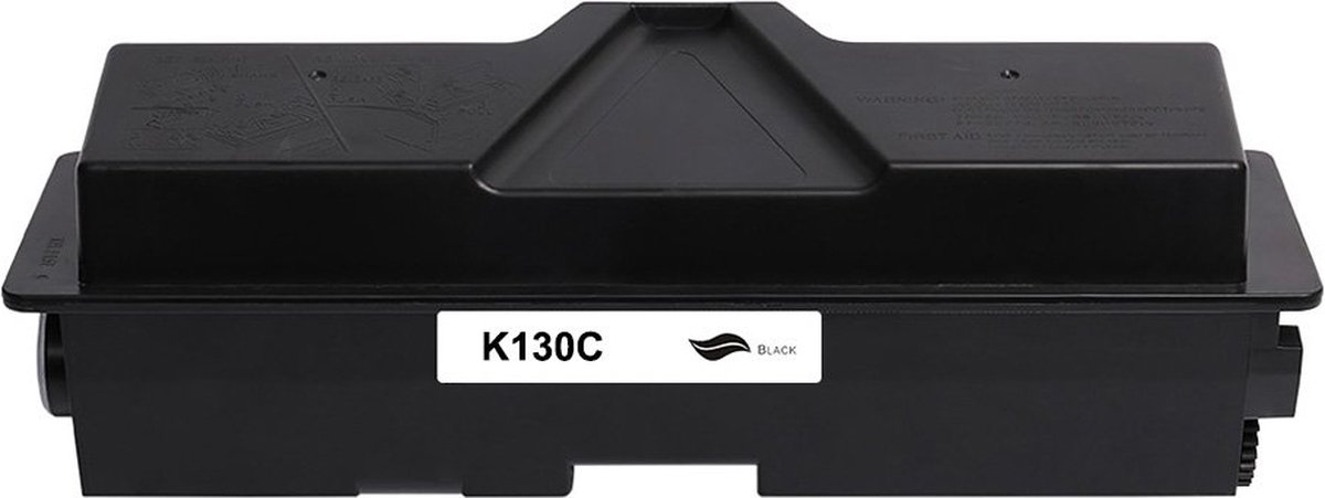 Kyocera TK-130 - Toner Zwart - 7200 pagina's - Huismerk Compatible - Geschikt voor Kyocera FS-1028DP Kyocera FS-1028MFP Kyocera FS-1128MFP Kyocera FS-1300D Kyocera FS-1350DN - K130C alternatief - Kyocera toner