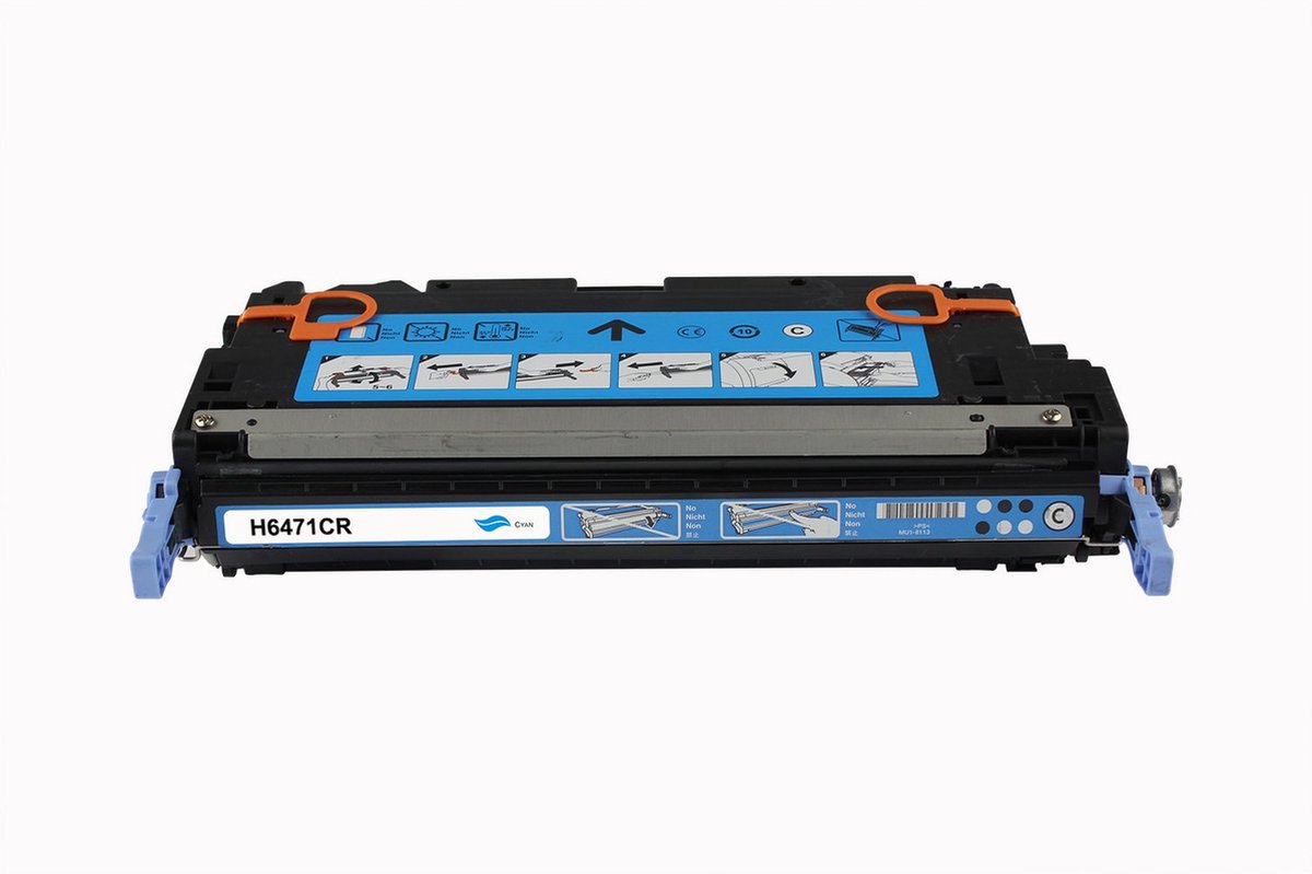 HP Q6471A 502A Cyaan Toner Cartridge - 4000 Pagina's Huismerk Compatible - Q6471A alternatief - Canon i-SENSYS LBP5300 LBP5360 MF9130 MF9170 MF9220 MF9280 - HP Color LaserJet 3600 3600DN 3800 CP3505 CP3505DN CP3505N CP3505X - Q6471A compatible