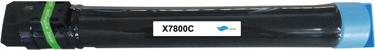 Xerox 106R01566 - Toner Cyaan - 17200 pagina's - Huismerk Compatible - Geschikt voor Xerox Phaser 7800 - X7800C alternatief - Xerox toner