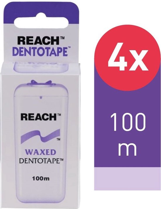 Johnson And Johnson Flosdraad Dental Reach Tape Waxed Voordeelverpakking |  bol.com