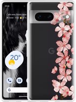 Google Pixel 7 Hoesje Flower Branch - Designed by Cazy