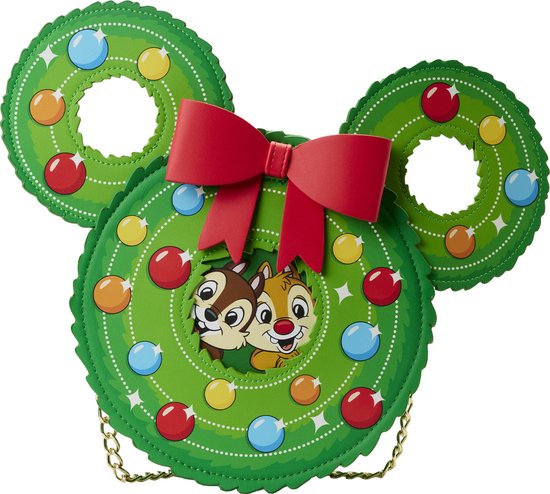 Disney Loungefly Sac à bandoulière Tic et Tac Couronne de Noël | bol