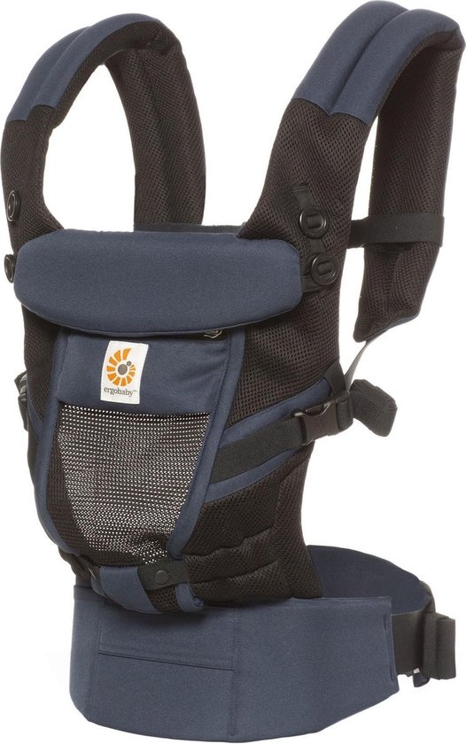 Ergobaby Adapt Cool Air Mesh Draagzak Baby Raven
