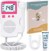 Doppler baby - baby hartje monitor - fetal doppler - zwangerschapscadeau - inclusief Ultrasound gel - USB oplaadbaar