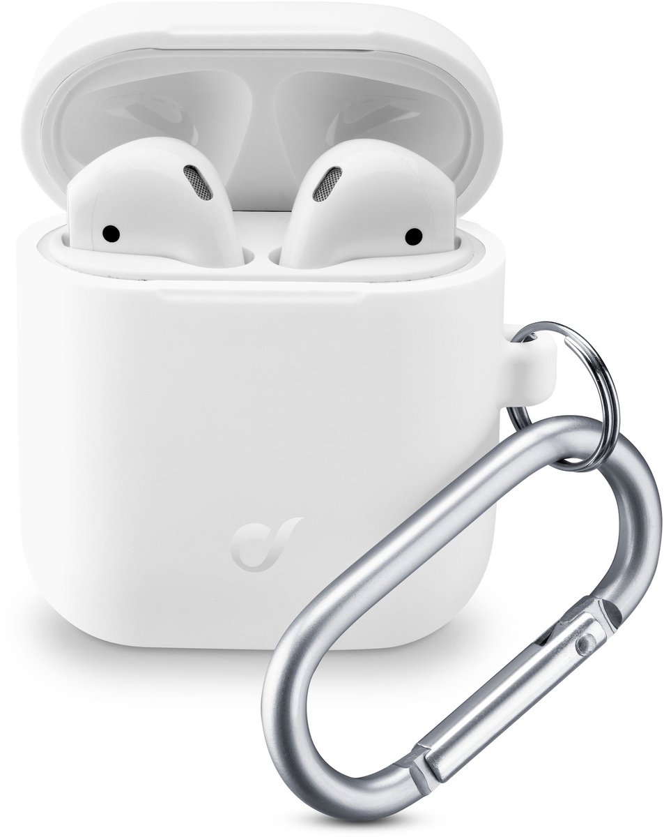 Cellularline - Airpods 2/1, hoesje bounce, wit