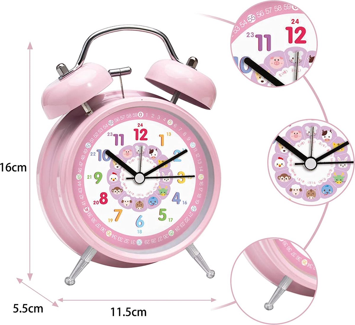 Wekker voor kinderen Meisjes Jongens Wekker Alarm clock for children Kinder Wekker
