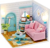 Miniatuurhuisje - bouwpakket - Miniature huisje - Diy dollhouse - Woonkamer
