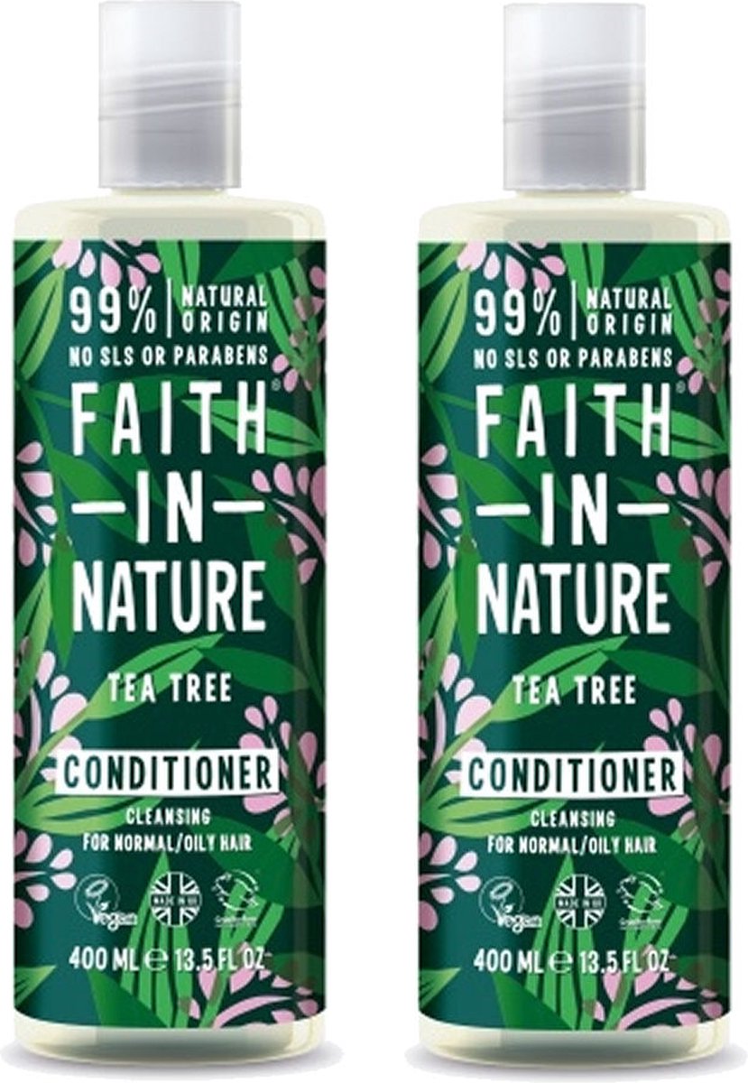 FAITH IN NATURE - Conditioner Tea Tree - 2 Pak