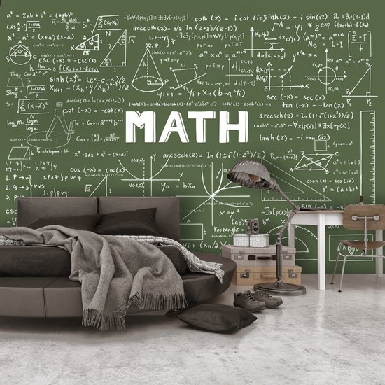 Papier peint photo - Formules Mathématiques.