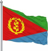 *** Grote Eritrese vlag - Eritrea - 90 x 150 cm - van Heble® ***