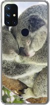 Geschikt voor OnePlus Nord N10 5G hoesje - Koala's - Knuffel - Dieren - Kids - Jongens - Meiden - Siliconen Telefoonhoesje