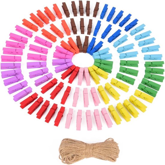 Lot De 48 épingles à Linge En Plastique Très Résistantes Pour