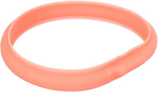Trixie - Lichtgevende Halsband - LED - Koraal - USB - 70 cm