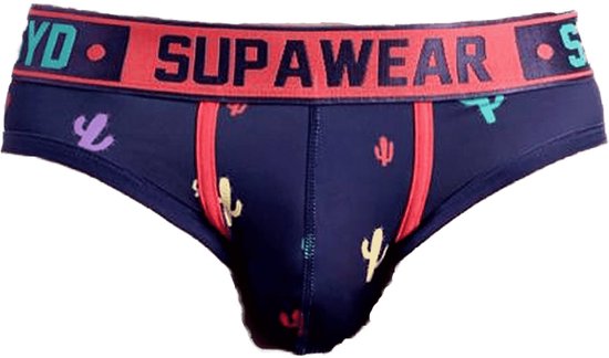Supawear Sprint Brief Bristly Black - MAAT XS - Heren Ondergoed - Slip voor Man - Mannen Slip