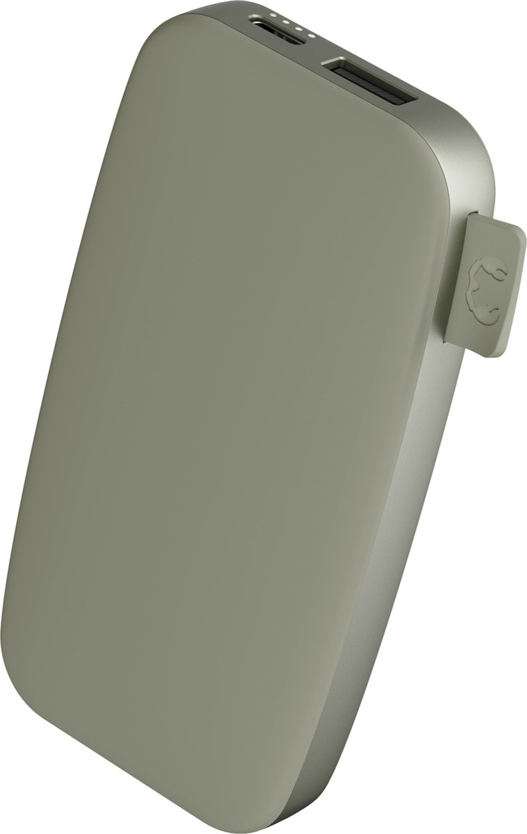 Fresh ‘n Rebel Powerbank 6000 mah – Powerbank – iPhone – Samsung – Telefoon oplader - Dried Green