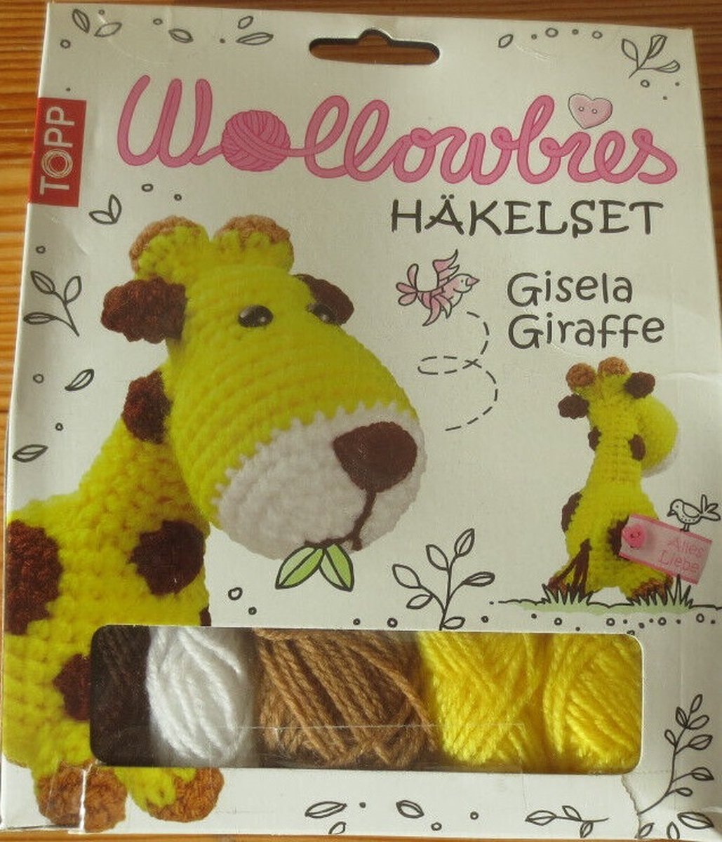 TOPP Wollowbies Haken Handwerkset Giraffe Gisela