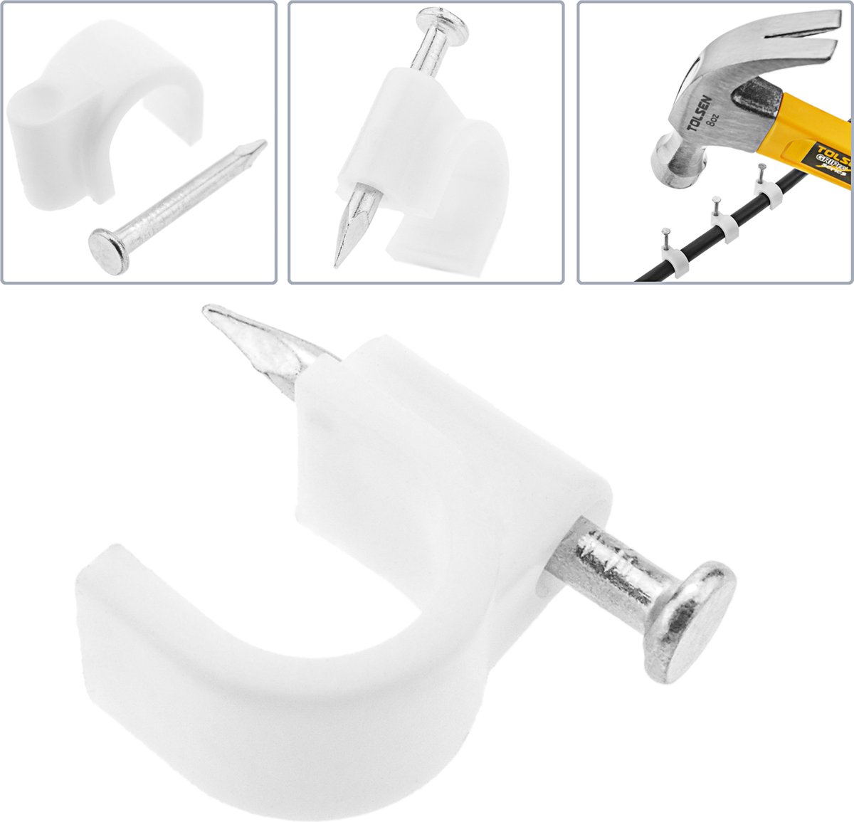QUARKZMAN 50 stuks blindklinknagels van aluminium, 3/16 inch x 1/2 inch