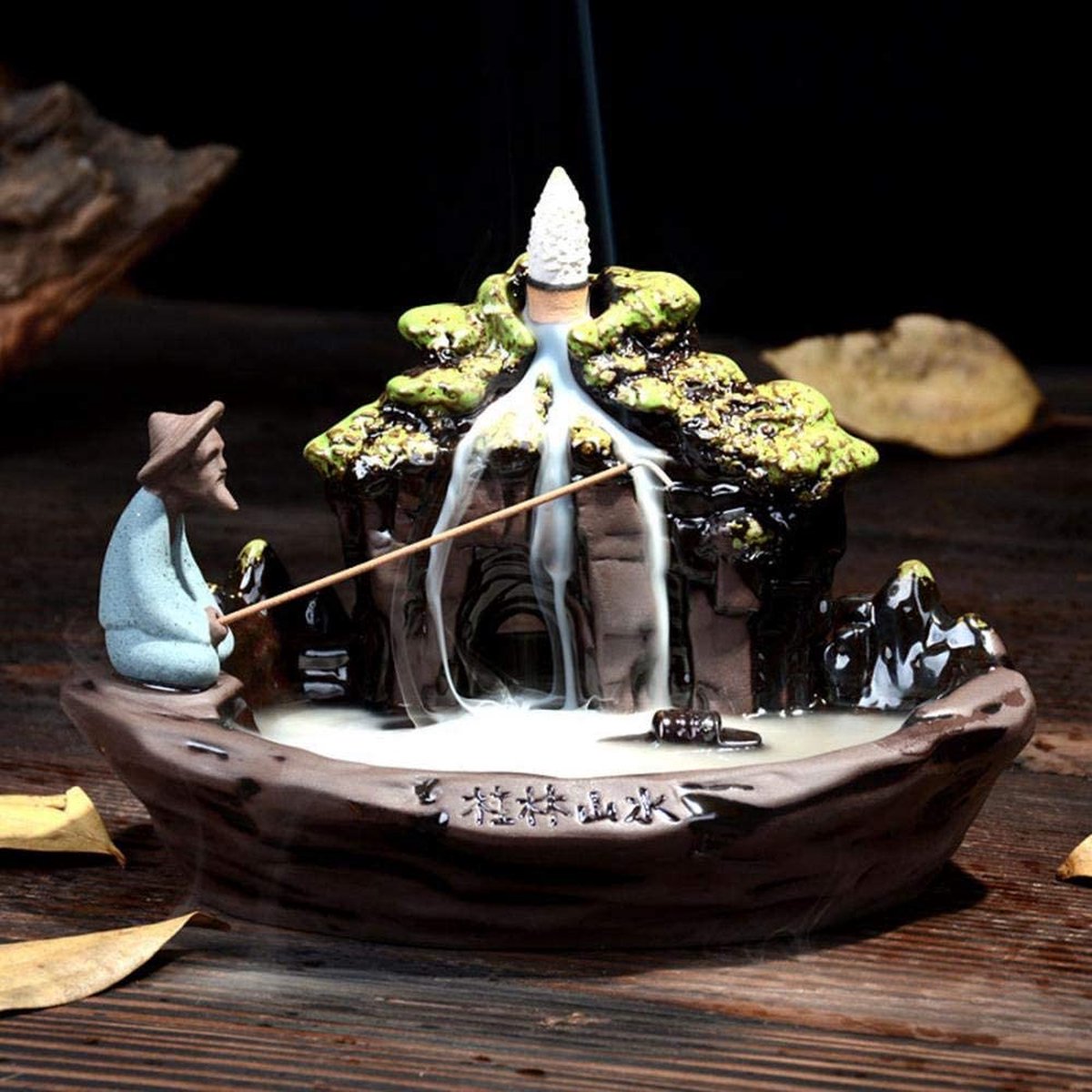 Wierookhouder Waterval Wierookbrander, wierookstokjes - Backflow Wierook Kegels