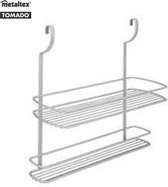 Metaltex By Tomado City Line Rail Ophang Opberger - 35 x 12 x 38 cm
