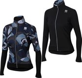 Sportful Primavera Switch Thermal Dames Fietsjack Zwart Grijs