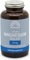 Mattisson - Magnesium Malaat 81 mg - 11,5% Elementair Magnesium - 90 Capsules