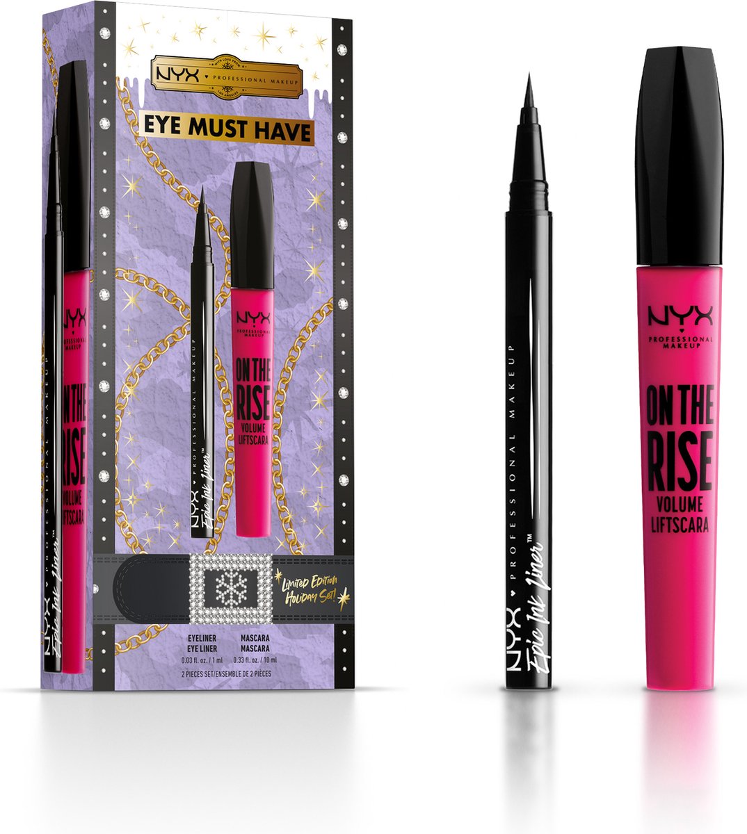 NYX Professional Makeup - Holidays 2022 - Eye Bestseller - Epic Ink Liner & On The Rise Liftscara