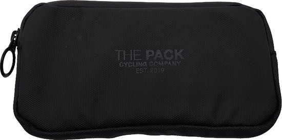 The Pack Essentials Etui Basic Noir | Portefeuille de Sport - Imperméable - Sac de rangement pour vélo - Compartiment téléphone