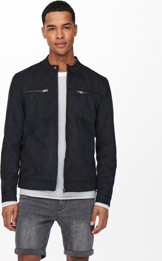 ONLY & SONS ONSWILLOW FAKE SUEDE JACKET OTW NOOS Heren Jas - Maat L