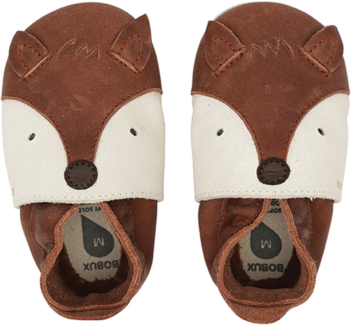 Bobux Soft Soles - Baby Slofjes Leer - Foxy Toffee - Maat 24