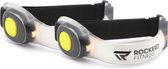 Rockerz Fitness® - Hardloop verlichting - Hardloop lampjes incl batterijen - verlichting voor om je armen - Water resistant - Set van 2 - Kleur: Geel