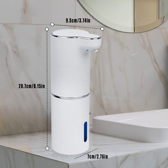 SanTRAL Zeepdispenser automatisch 1200 ml - RVS