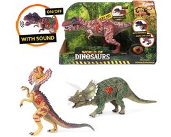 foto van Toi Toys World of Dinosaurs Beweegbare dino met geluid.
