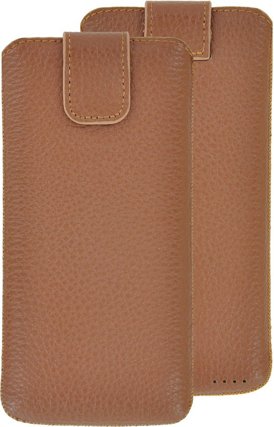 TORRO Leren Telefoon Hoes Compatibel met iPhone 12 en iPhone 12 Pro - Echt Lederen Cover met [Kaartenvakken] [Horizontale Standfunctie] [Duurzaam Binnenkader] (Zwart