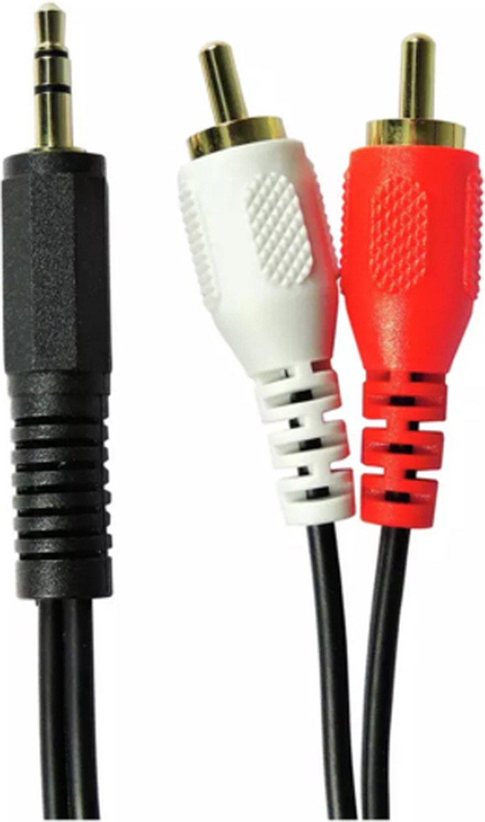 OTRONIC® Mini Jack 3.5mm naar 2x Tulp RCA 5m bol