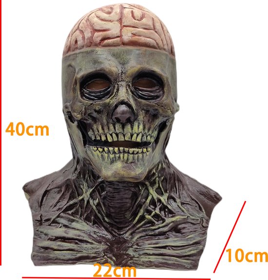 Halloween masker - Bewegende mond - horror schedel masker - hoofddeksel  skelet -... | bol.com
