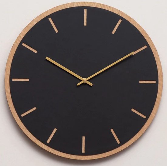 Wandklok Riverdale Nate Bruin 60 cm | Stijlvol in Huis
