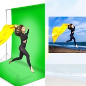 Green Screen Doek van KATOEN 300 x 160cm, Fotostudio, Achtergronddoek, Fotodoek, Greenscreen Studio
