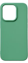 Casemania Hoesje Geschikt voor Apple iPhone 14 Pro Licht Groen - Extra Stevig Siliconen Back Cover