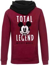 Disney Mickey Mouse - Total Legend Hoodie/trui - S - Rood