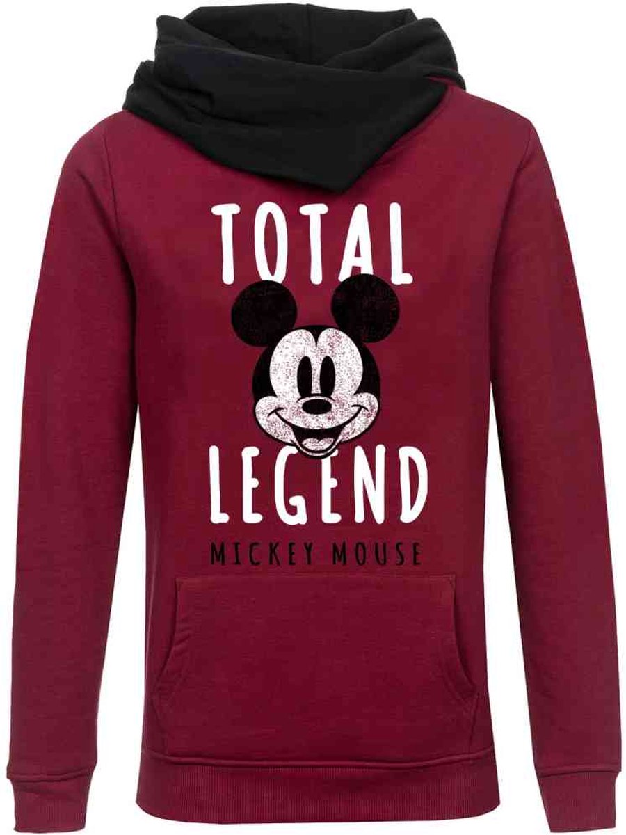 Disney Mickey Mouse Hoodie/trui -S- Total Legend Rood