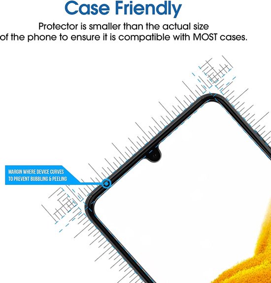 Protecteur d'écran Samsung Galaxy M23 5G / Galaxy M33 5G / Galaxy A13 5G - Protecteur d'écran en Glas Tempered Glass - 2x