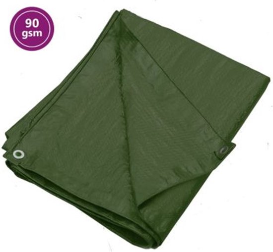 Bâche universelle 2 x 3 m verte imperméable bâche 90 g/m²