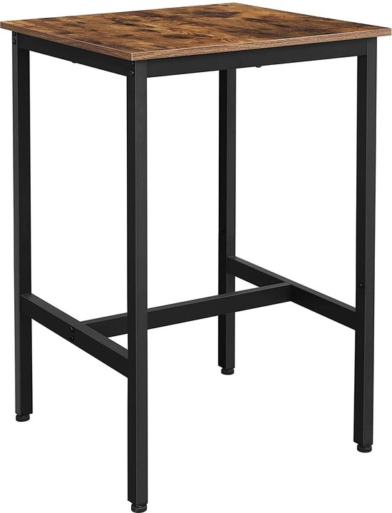 MUEBLEAR - Rustieke Kruk met hoge lak