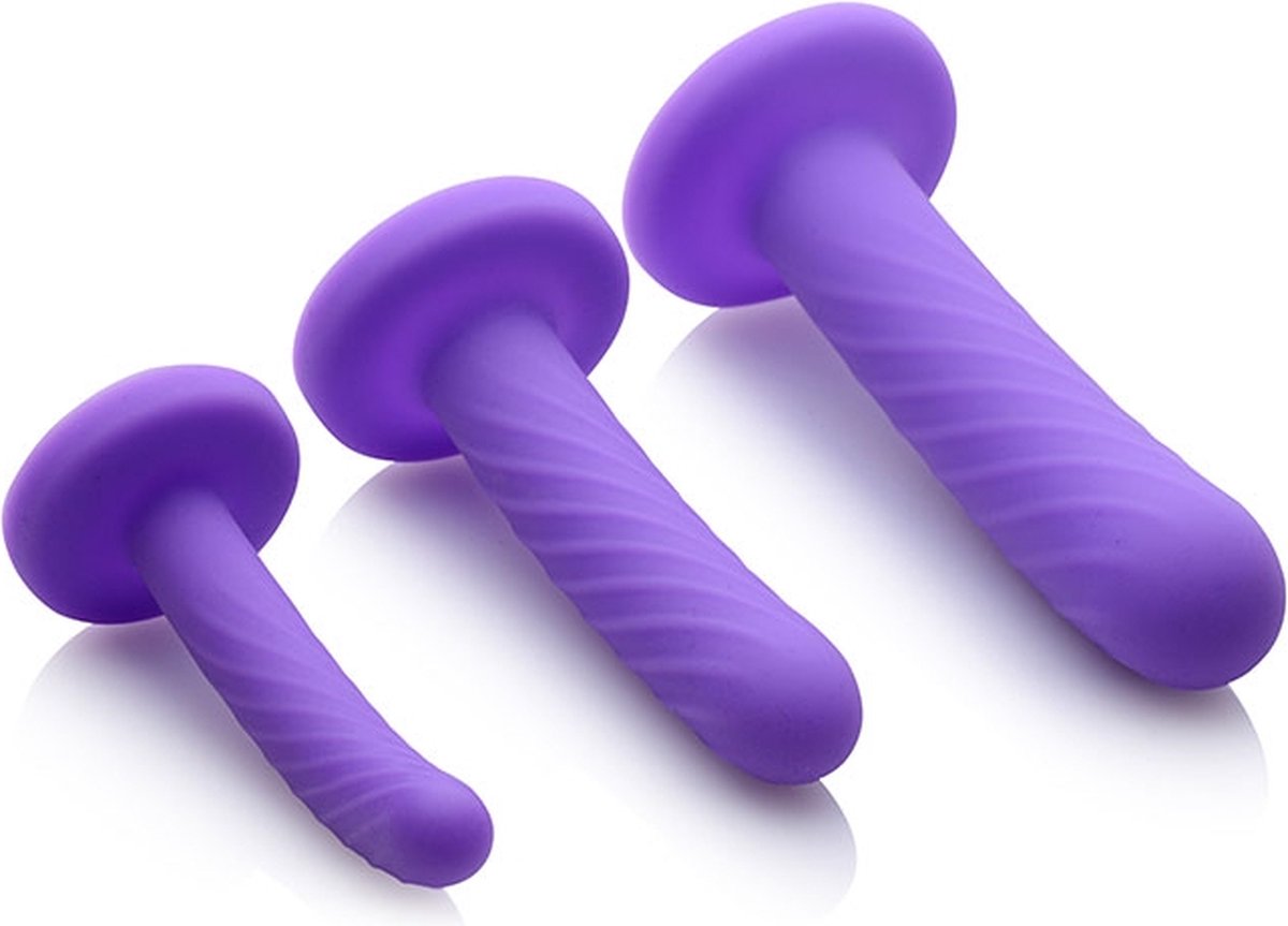 Goedkoopste Tri-Play - 3-Piece Silicone Dildo Set