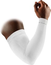 Elite Compression Arm Sleeves / Pair White M