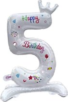 Ballon 32 inch- 5 jaar- XXL- 81 cm- Verjaardag- Feestje