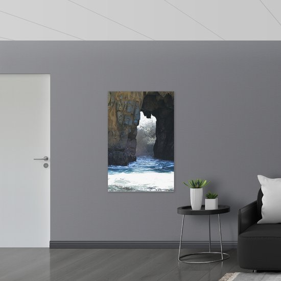 WallClassics - Muursticker - Pont dans Water - 80x120 cm Photo sur Muursticker