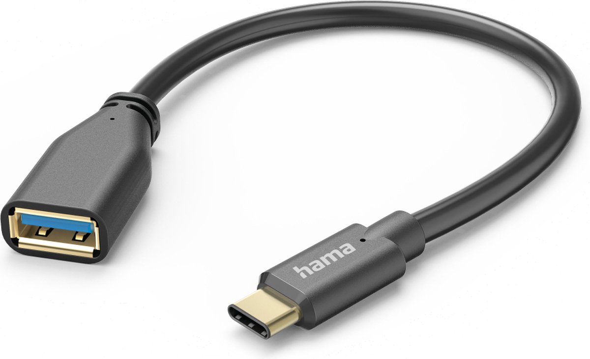 Hama 00125105 USB-kabel 0,15 m USB 3.2 Gen 1 (3.1 Gen 1) USB A USB C Zwart