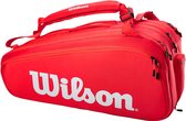 Wilson Super Tour 15 Pack - Sporttassen - rood